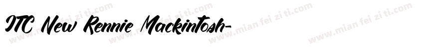 ITC New Rennie Mackintosh字体转换